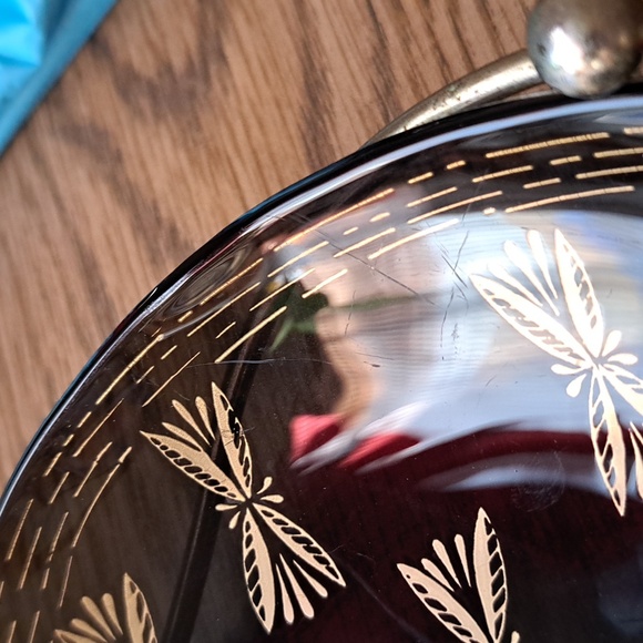 Vintage Black and Gold Patterned Trays - Picture 8 of 8